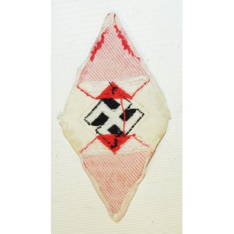 BDM Mouw Rechthoekig met Swastika voor Uniform. Espenlaub militaria
